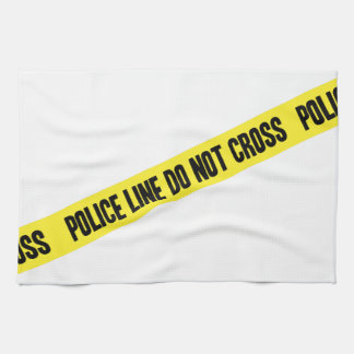 Police Line DO NOT CROSS Tea Towel