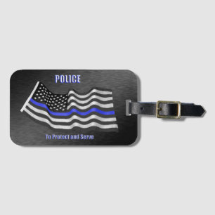 Police Luggage Tag