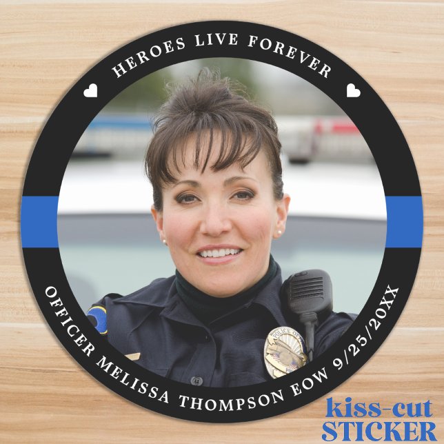 Police Memorial Fallen Officer Custom Photo Car (Creator Uploaded)