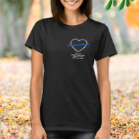 Police Memorial Officer EOW Heart Personalised