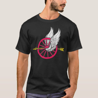 Police Motor Unit Wings Wheel and Arrow for Motor  T-Shirt