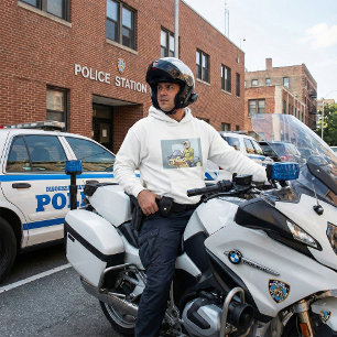 Police Motorcycle Officer Law Enforcement Hoodie