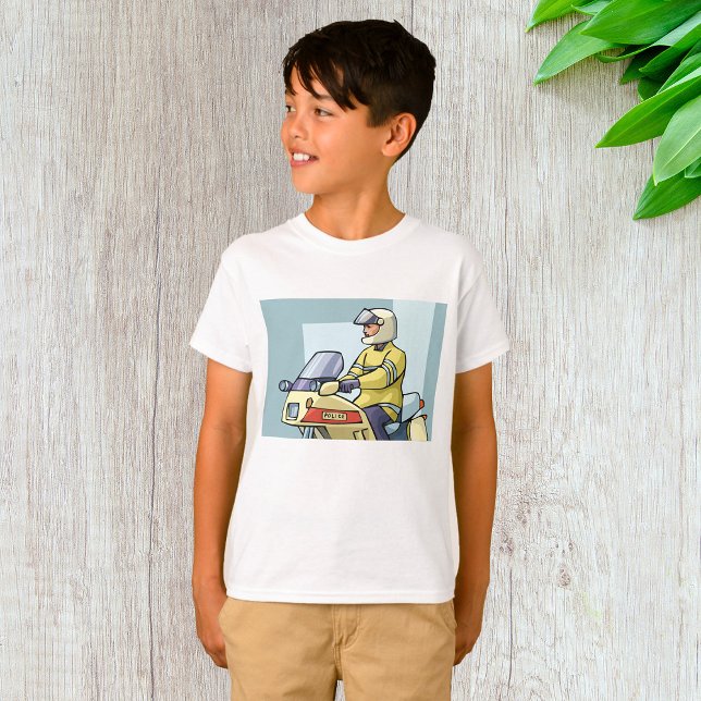 Police Motorcycle Officer Law Enforcement T-Shirt (Creator Uploaded)
