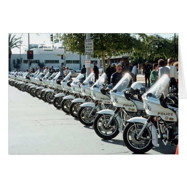 Police motorcycles (Front Horizontal)