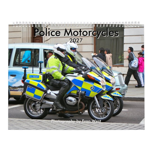 Police Motorcycles 2027 calendar (Cover)