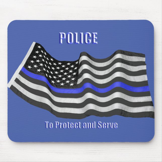 Police Mouse Mat (Front)