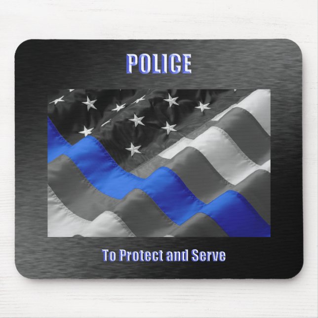 Police Mouse Mat (Front)
