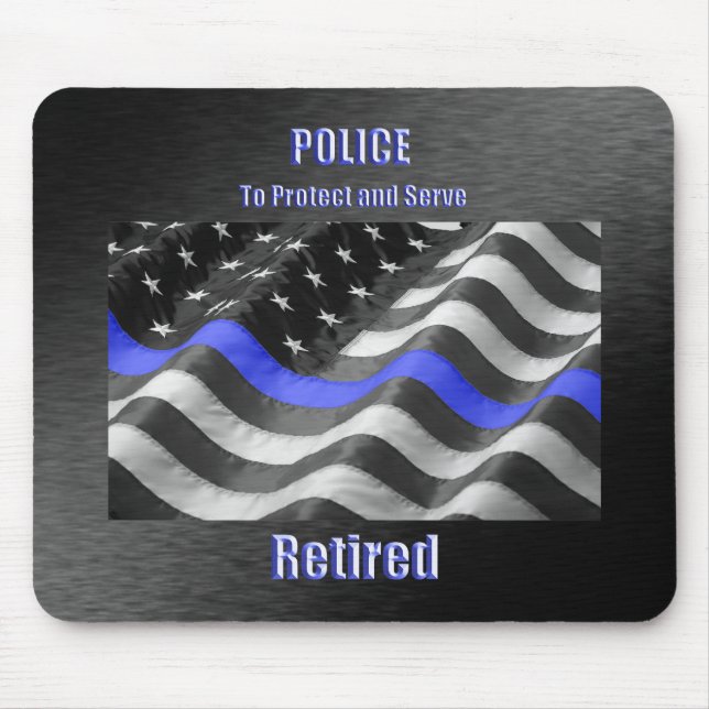 Police Mouse Mat (Front)