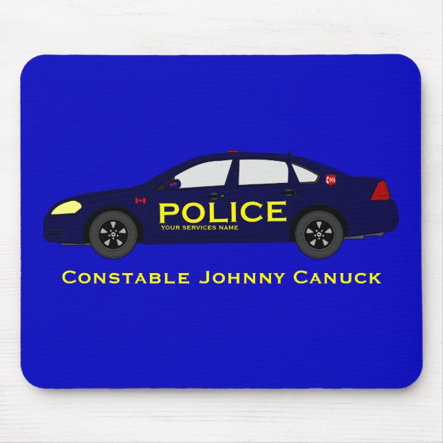 Police Mousepad - Canada (Front)