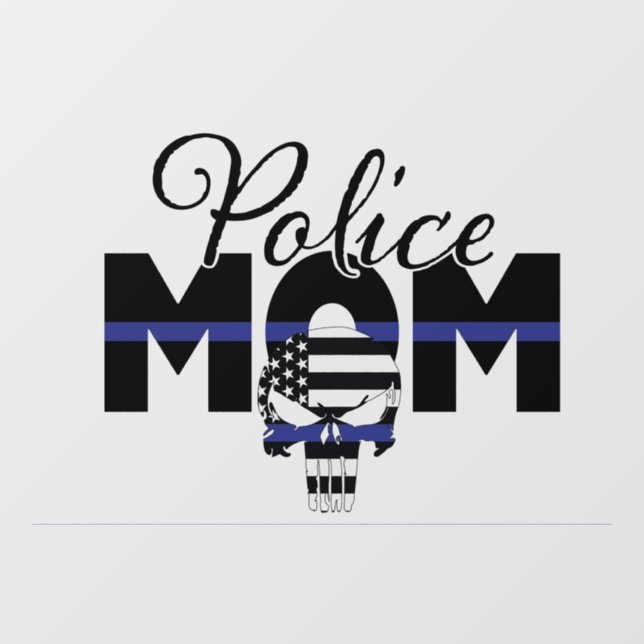 Police Mum Car decal (Sheet)
