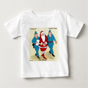 Police Navidad: Santa's Been Very Bad Baby T-Shirt