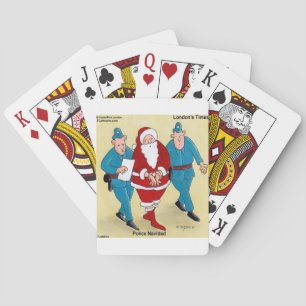 Police Navidad: Santa's Been Very Bad Playing Cards