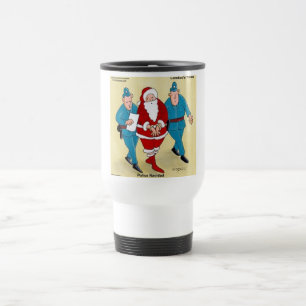Police Navidad: Santa's Been Very Bad Travel Mug