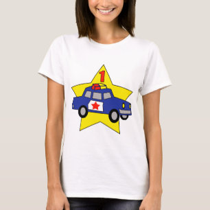 Police Officer 1st Birthday T-Shirt