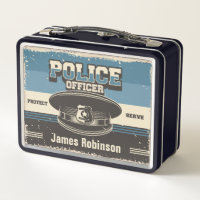 Police Officer Aged Hat Personalised