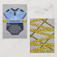 Police Officer Baby Shower Book Request