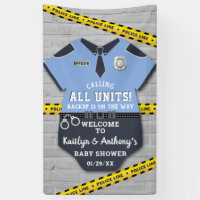 Police Officer Baby Shower Welcome
