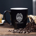 Police Officer Badge Engraved Coffee Mug<br><div class="desc">Our personalised coffee mug is a great gift for police officers so they can be sure to never miss a thing. Whether they prefer a cup of tea or their coffee black, this mug will serve all their needs. The included engraved name and badge number makes this an awesome gift...</div>