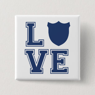 Police Officer Badge - L O V E