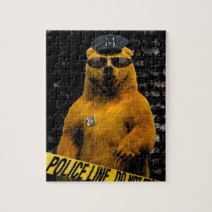 Police Officer Bear! Jigsaw Puzzle