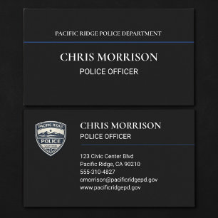 Police Officer Business Card