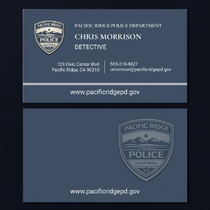Police Officer Business Card
