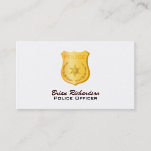 Police Officer Business Cards