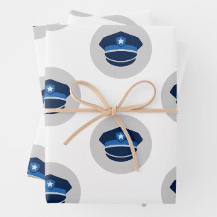 Police Officer Cap Gift Wrap