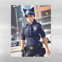 Police officer catgirl