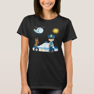 Police officer children s dream work  idea police  T-Shirt