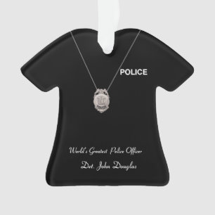 Police Officer Christmas Ornament