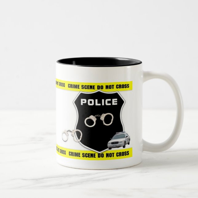Police Officer Crime Scene Mug (Right)