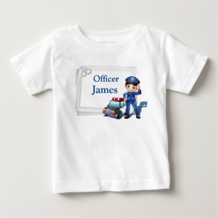 Police Officer Customised  Baby T-Shirt
