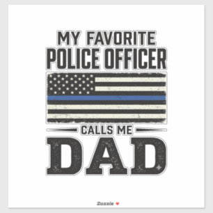 Police Officer Dad Vintage Flag Shirt Design_1
