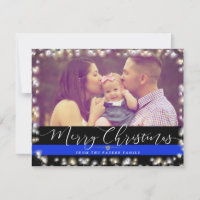 Police Officer Family | Christmas Custom Photo