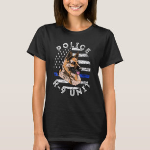 Police Officer German Shepherd Police K9 Unit Usa T-Shirt