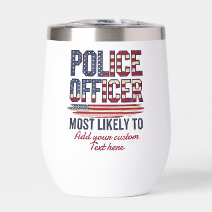 Police Officer Gifts Most Likely To USA Patriotic 