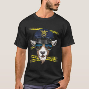 Police Officer Goat PD Cop Crime Scene Goat  Whisp T-Shirt