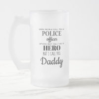 Police Officer Hero Daddy Fathers Day Photo