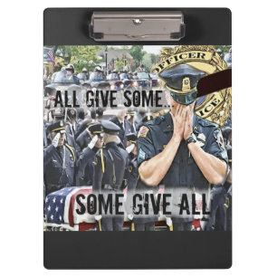 Police officer law enforcement clipboard
