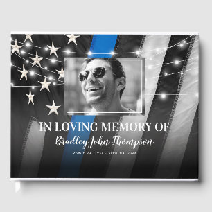 Police Officer Memorial   Thin Blue Line Guest Book