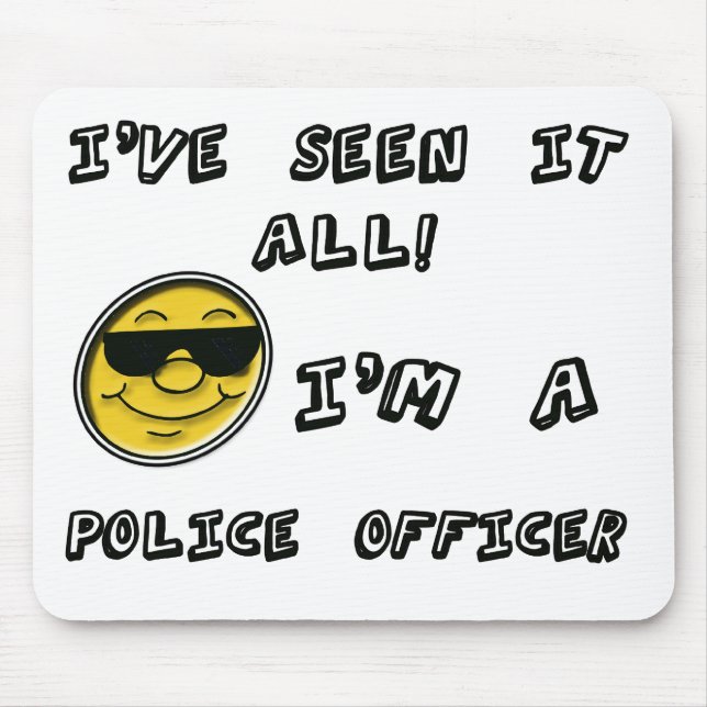 Police Officer Mouse Mat (Front)