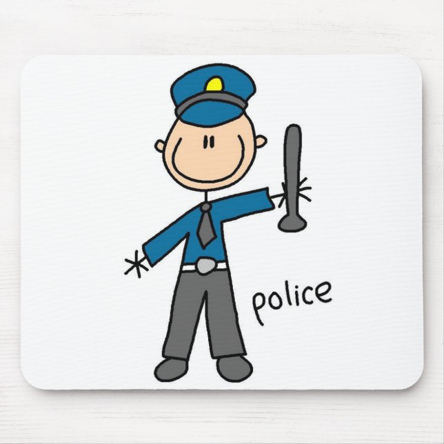 Police Officer Mousepad (Front)