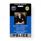Police Officer Photo Logo Law Enforcement ID Card