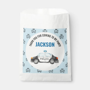 Police Officer Policeman Birthday Party Favour Bags