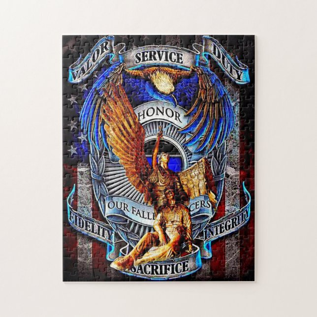 Police Officer Puzzle (Vertical)