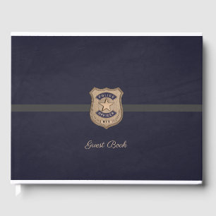 Police Officer Retirement Guest Book