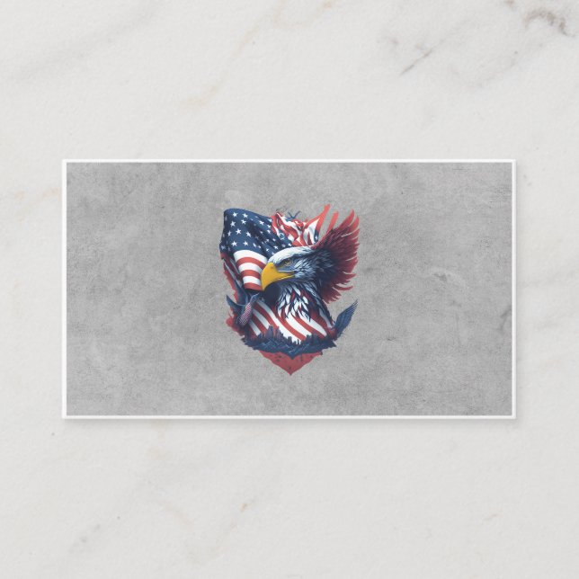 Police Officer Sheriff Deputy Law Enforcement USA Business Card (Front)