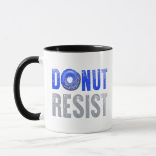 Police Officer Shirt Thin Blue Line Doughnut Resis Mug