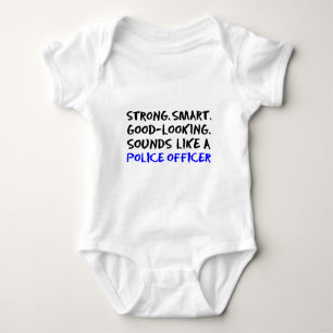 Police officer sound baby bodysuit